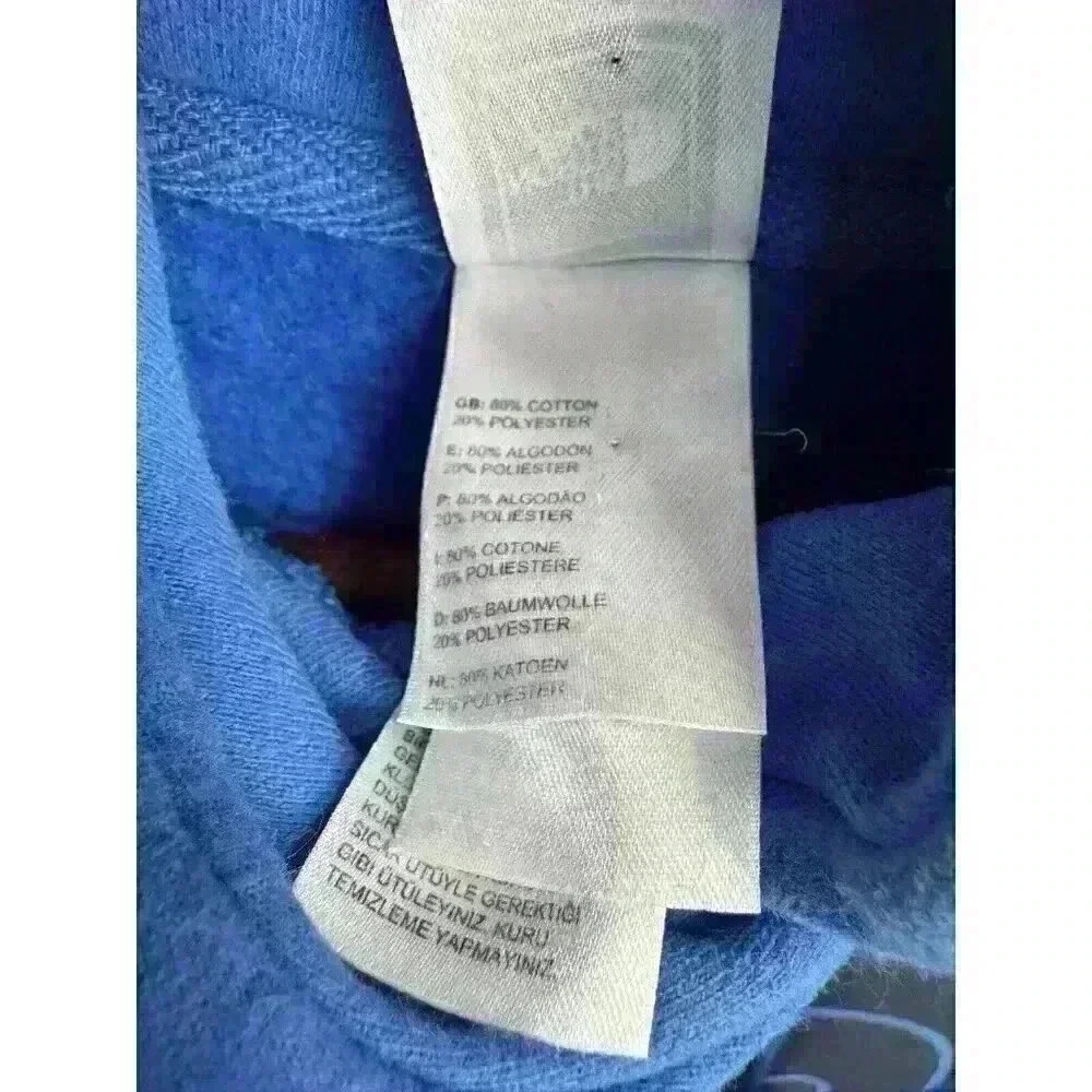 The‎ North Face Hoodie Sweatshirt Fleece Pullover Drew Peak Hooded Blue Sz M EUC